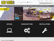 Tablet Screenshot of hivis.com